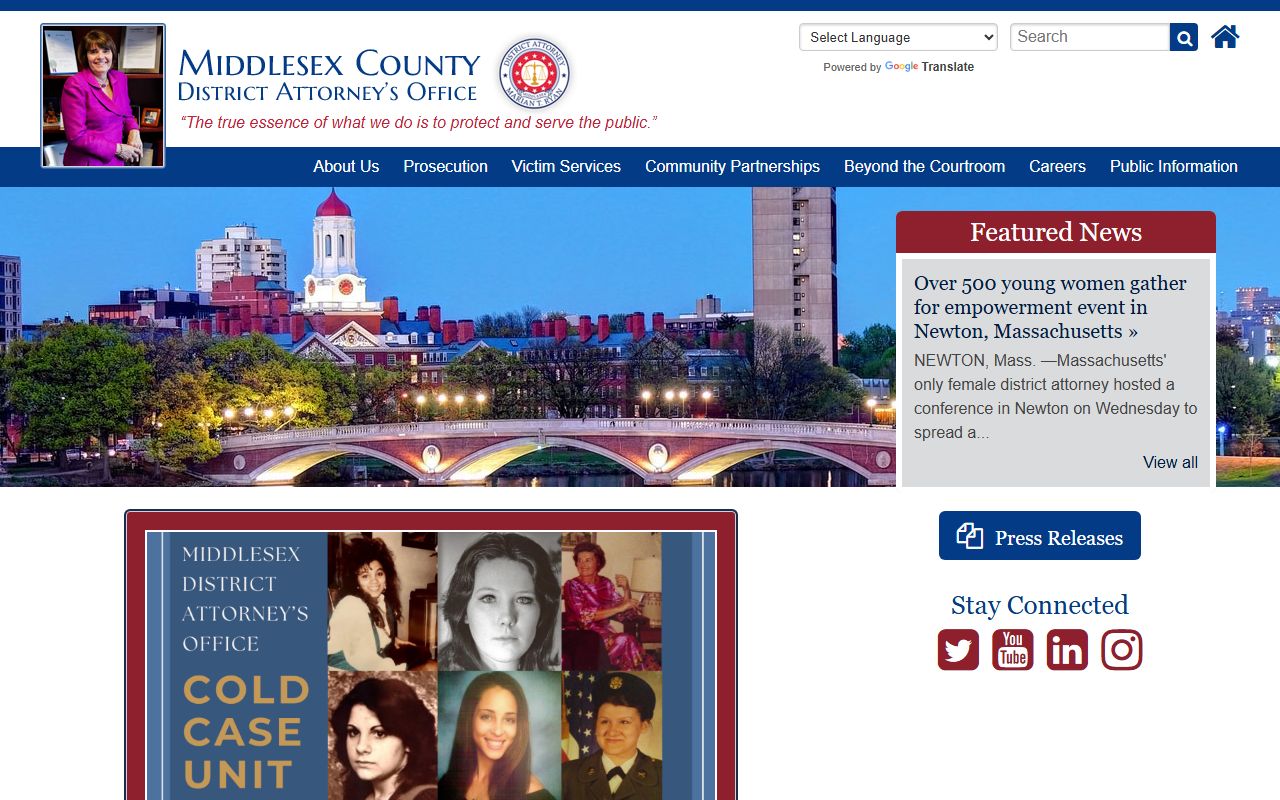 Middlesex County court records after jail arrest district attorney source
